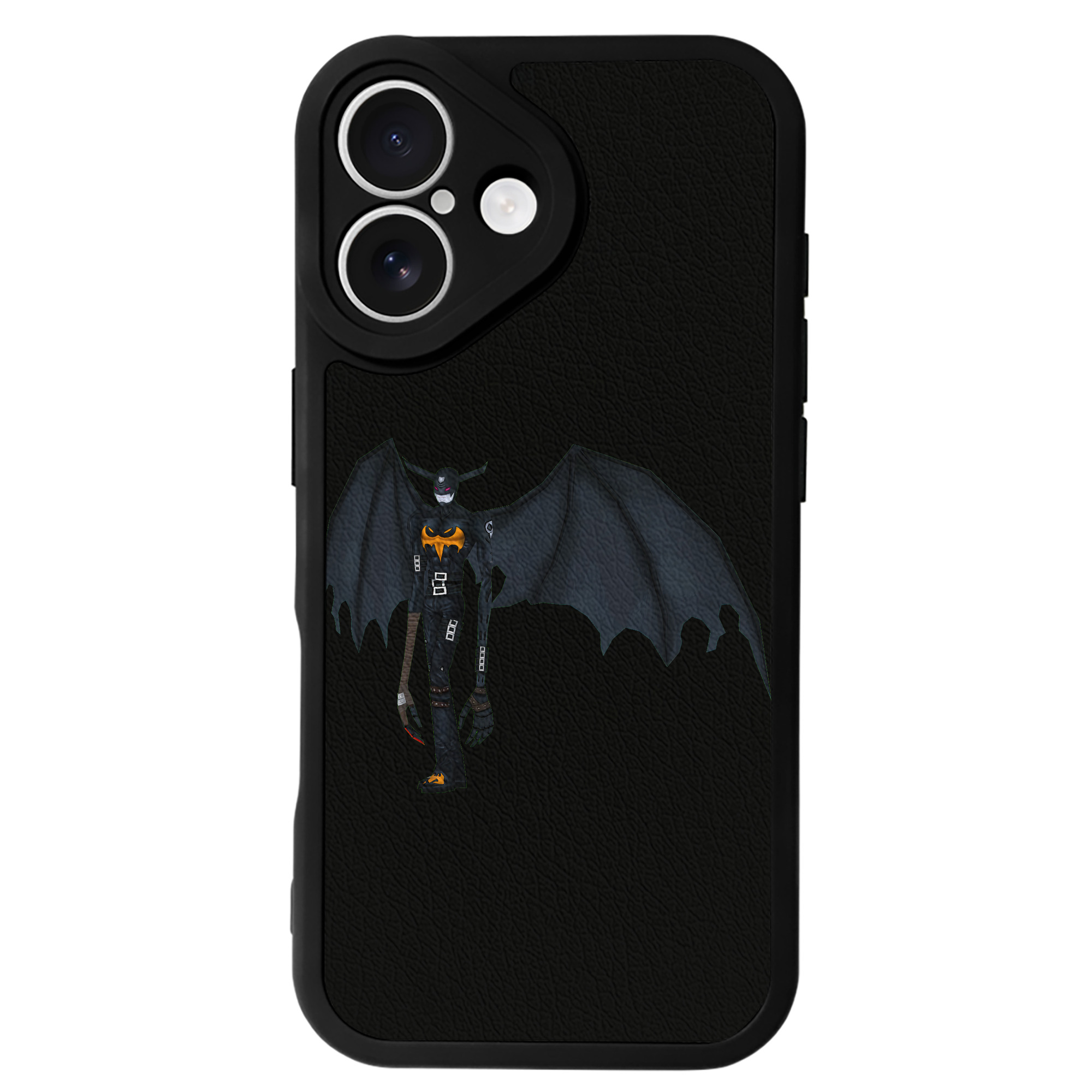 （画像用） Digimon デジタルモンスター/デジモン 【iPhone 16シリーズ対応】シリコンスマホケース（レザー調） 材質：シリコン